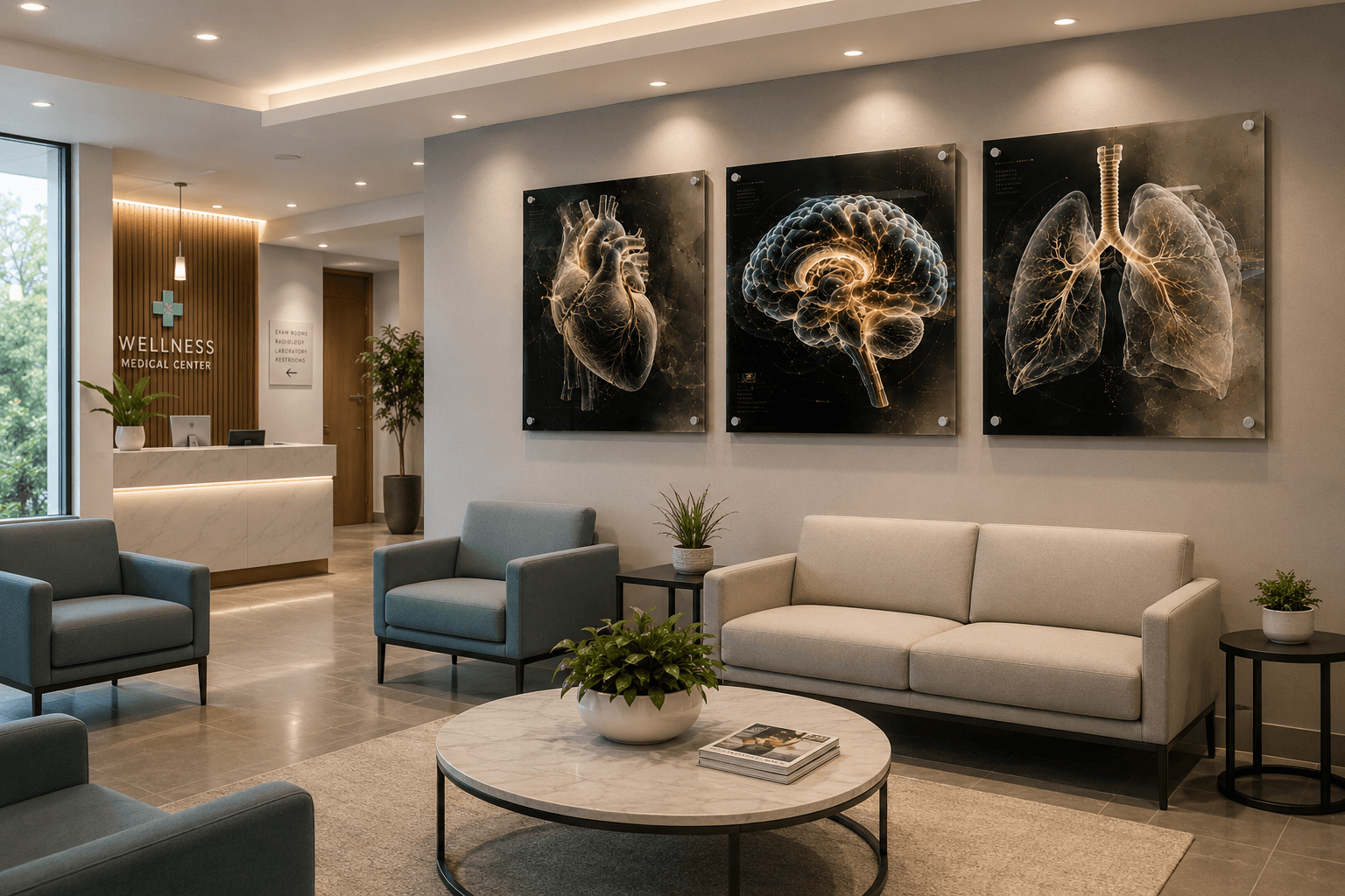 Clinical Art installation mockup 2