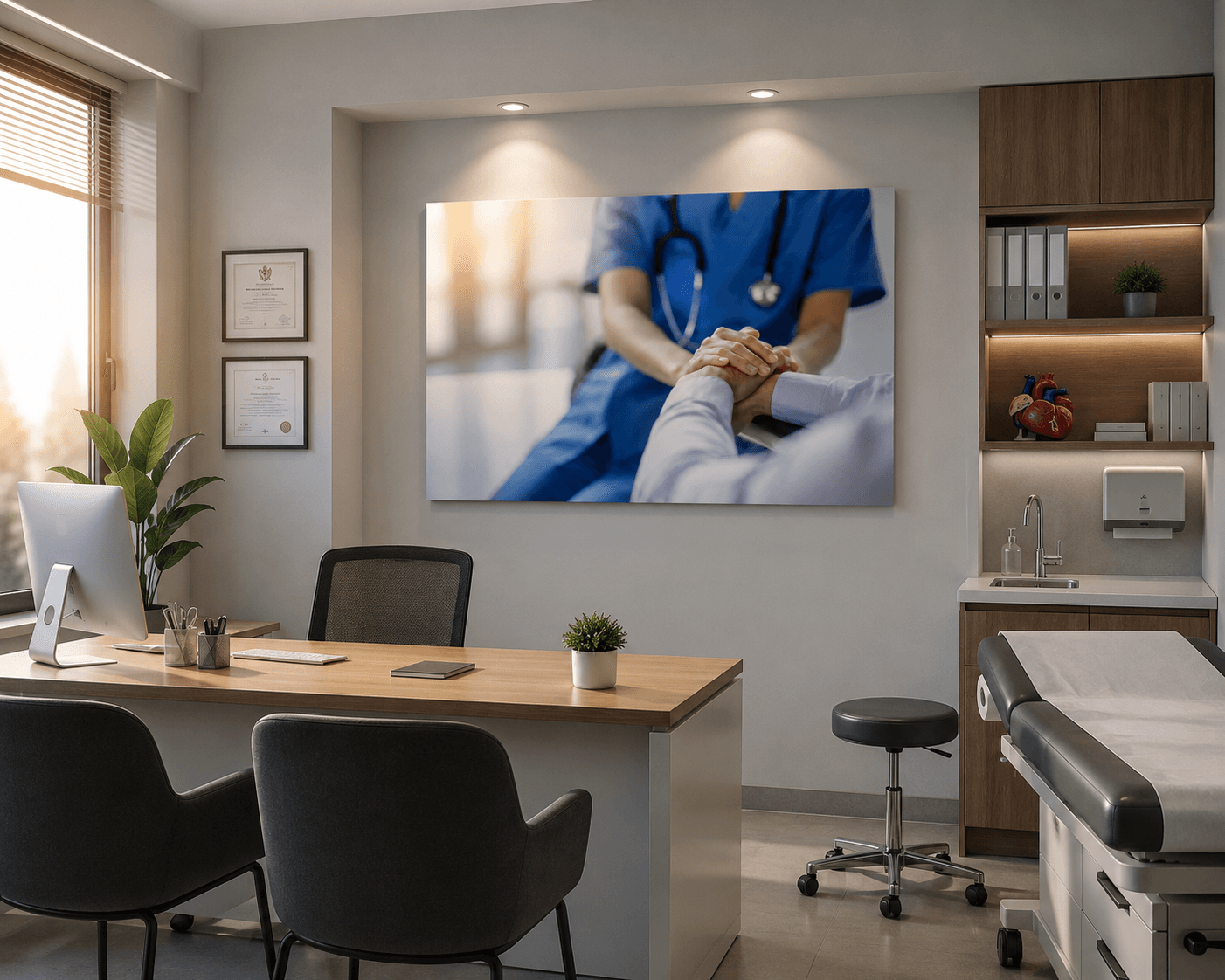 Human Anatomy Abstract installation mockup 2
