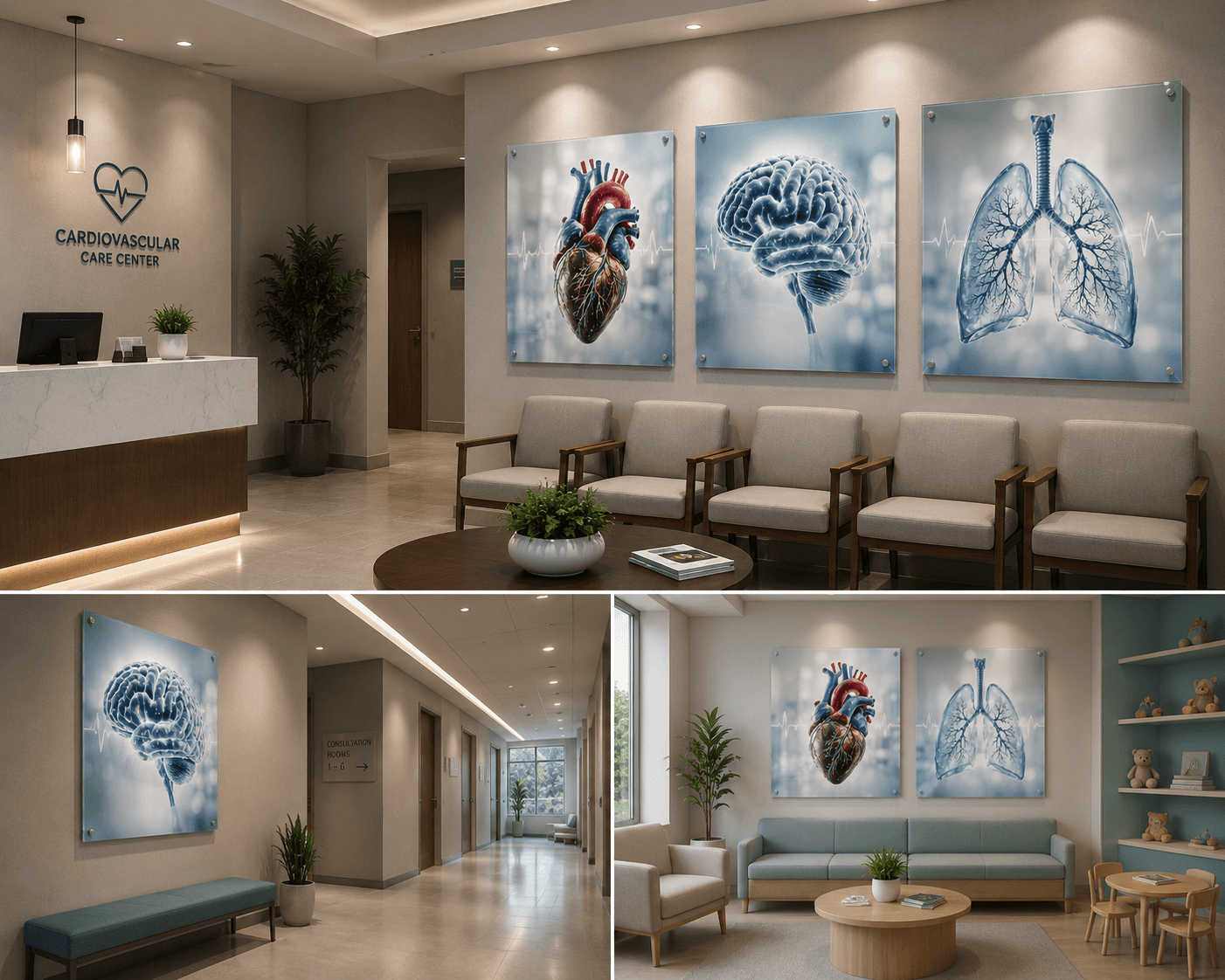 Human Anatomy Abstract installation mockup 3