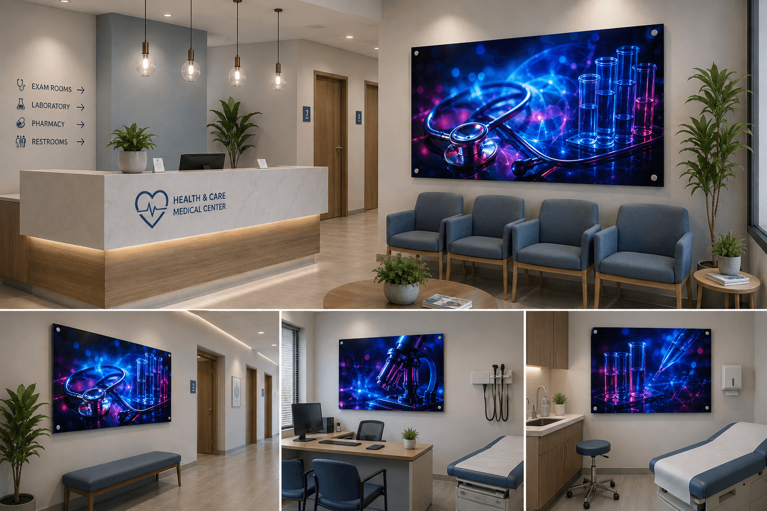 Medical Atmosphere installation mockup 1